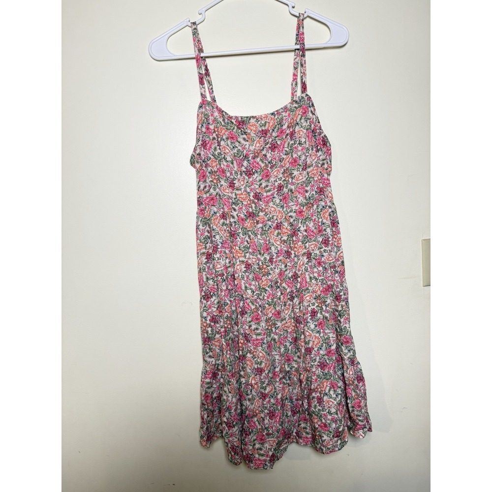 Old Navy Floral Dress Short Large Cottagecore Beachy Summer Coastal Printed